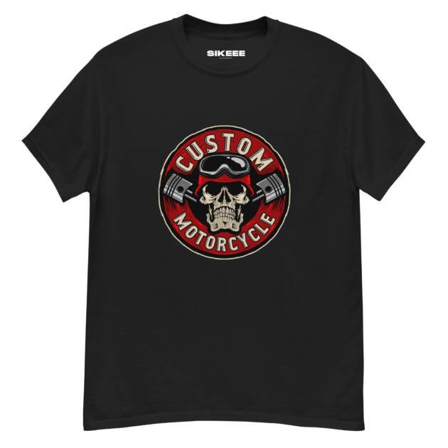 Custom Motorcycle Unisex classic t shirt