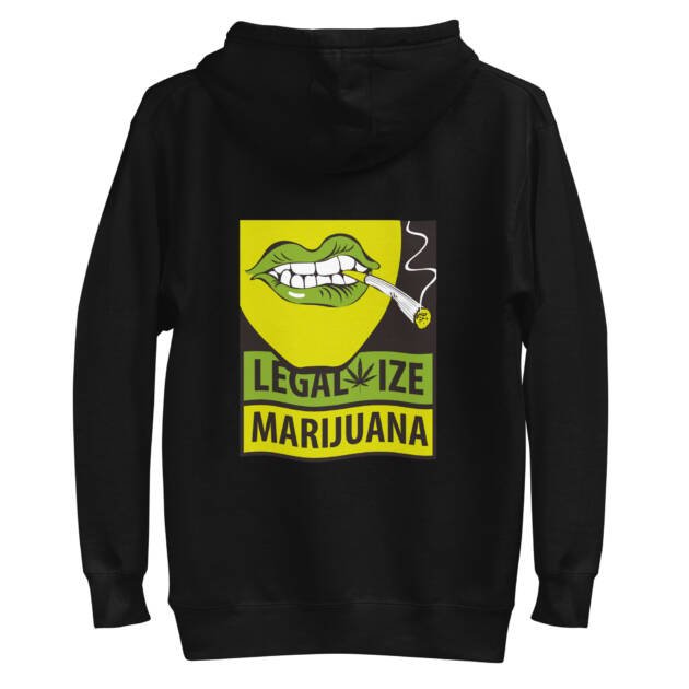 LEGALIZE MARIJUANA - Backside printed Unisex Hoodie