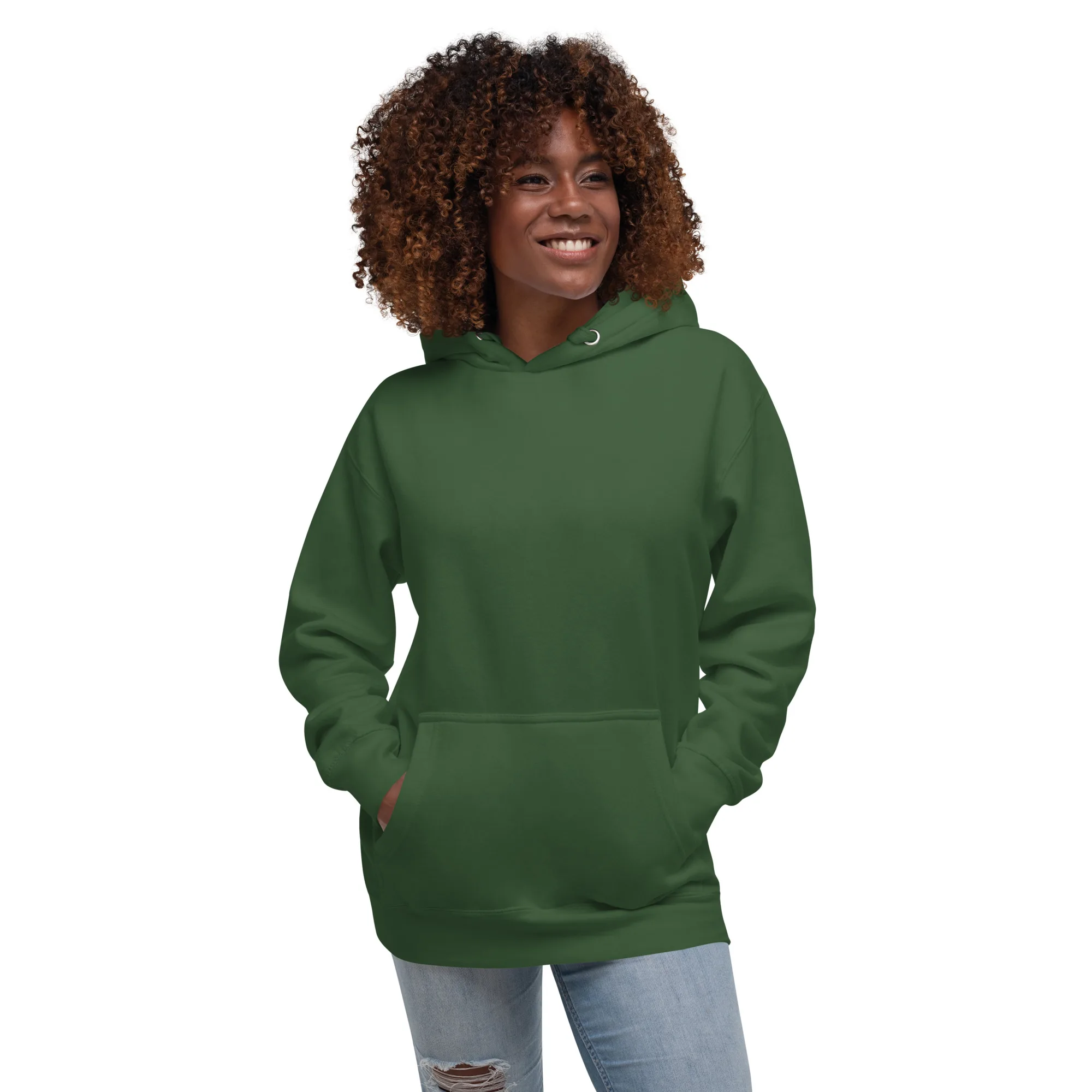 Skull Smoking Weed - Backside Printed - Unisex Hoodie - Image 5