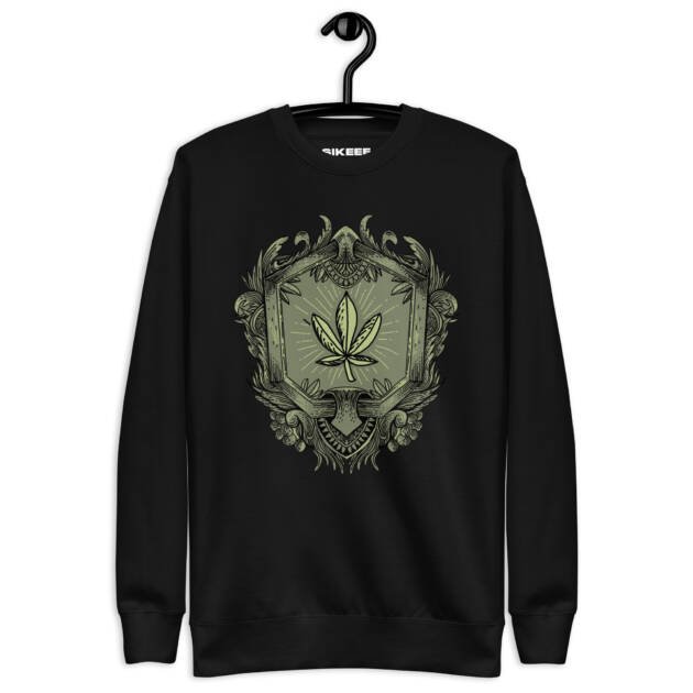Cannnabis Leaf Unisex Premium Sweatshirt