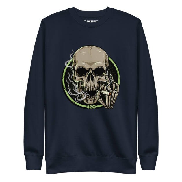 420 Skull Unisex Premium Sweatshirt