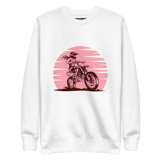 Biker Girl Unisex Premium Sweatshirt