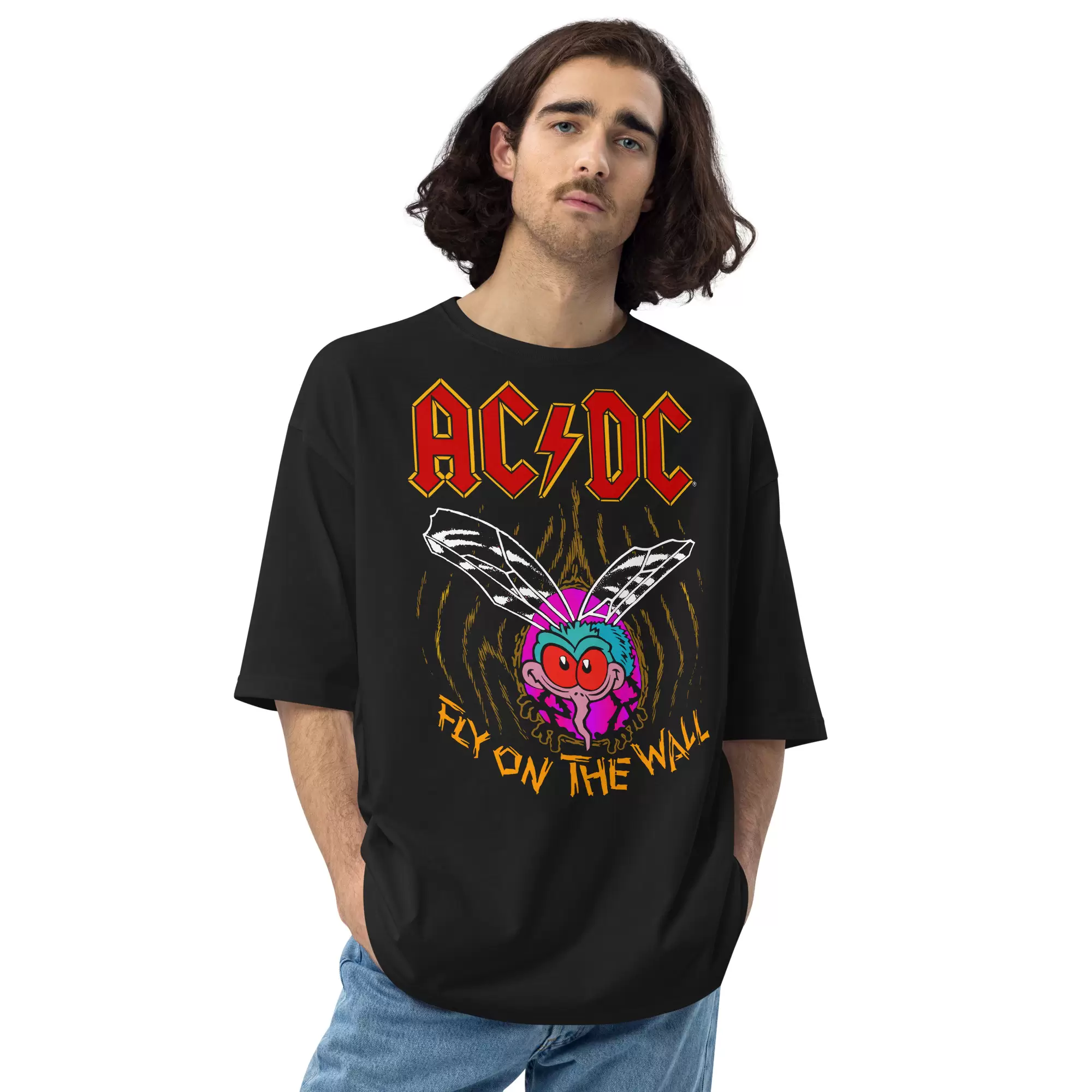 AC DC - men oversized t-shirt - Image 3