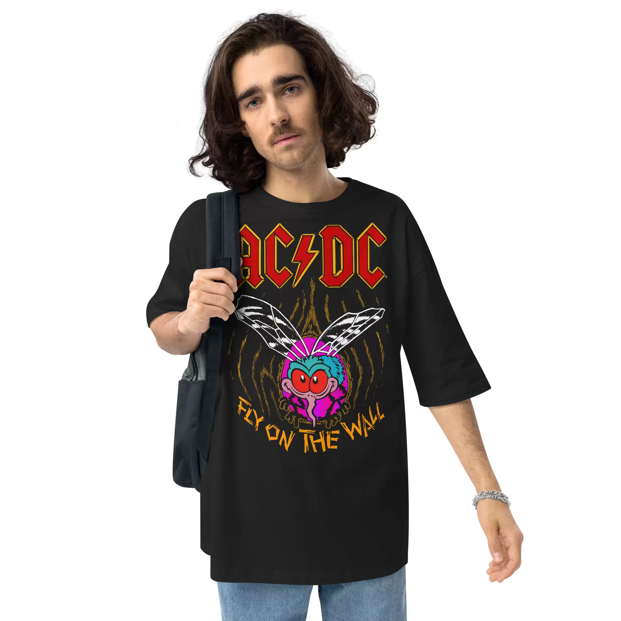 AC DC - men oversized t-shirt - Image 4